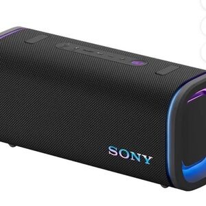 Sony Black and Blue Portable Speaker